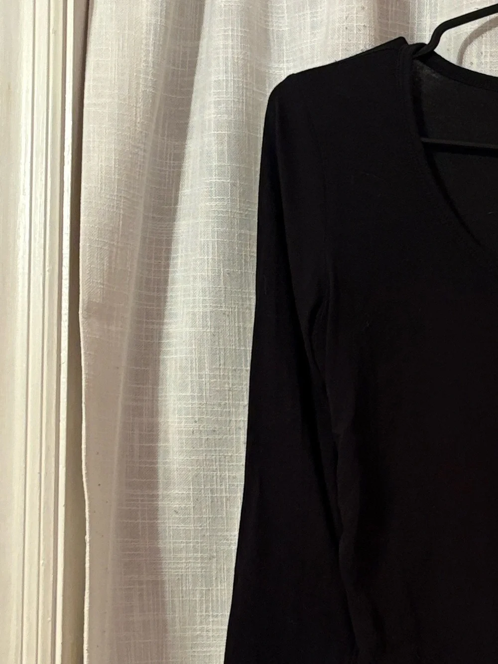 Michael Kors Black Side Zipper Ruched Blouse